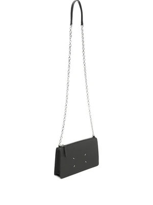 Кошелек на молнии на цепочке MAISON MARGIELA, черный 26684884