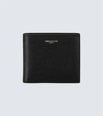Сложенный кошелек Восток/Запад Saint Laurent, черный 2108006