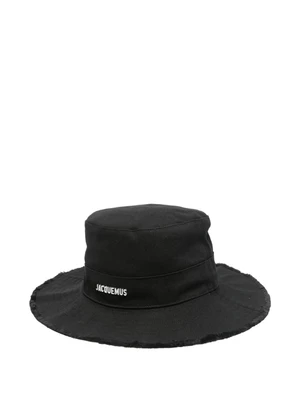 Хлопковая шляпа от солнца JACQUEMUS, черный 26592006
