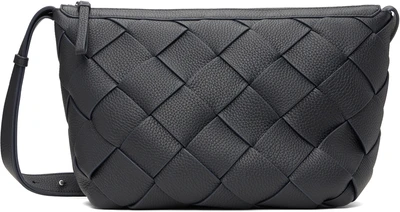 Сумка Diago темно-синего цвета среднего размера Bottega Veneta 21476376