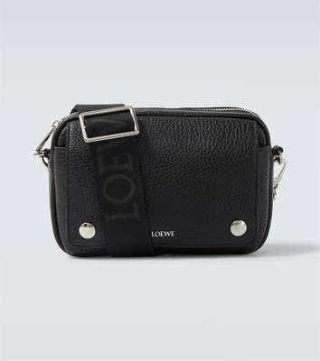 Маленькая кожаная сумка через плечо Pebble Loewe, черный 25639020
