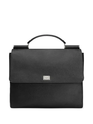 Кожаная сумка через плечо Sicily DOLCE & GABBANA, черный 26657835