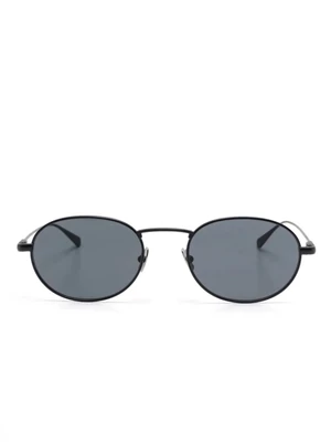 Солнцезащитные очки Saint Laurent Eyewear в овальной оправе, черный 22122498