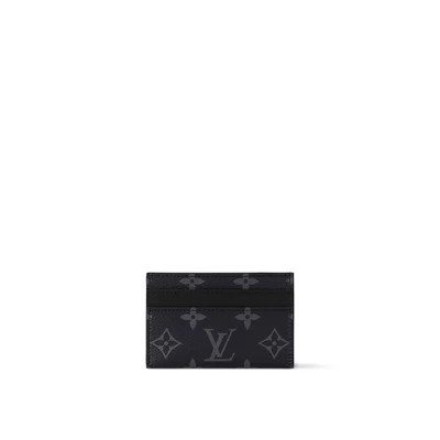 Двойной держатель для карт Louis Vuitton, серый 22193030