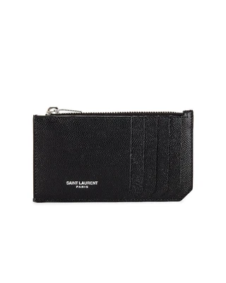 Картхолдер Saint Laurent YSL Credit, черный 6081355