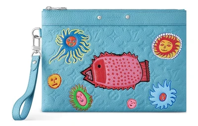 LOUIS VUITTON Кожаный клатч Yayoi Kusama 27975361