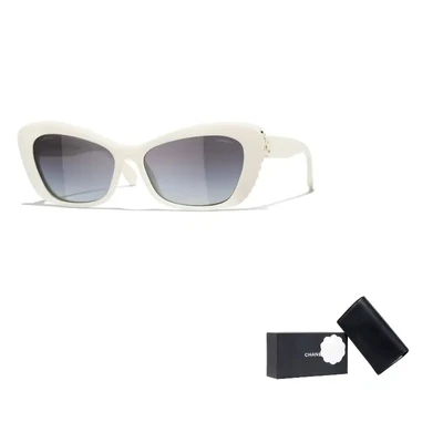 CHANEL Солнцезащитные очки Butterfly унисекс, White 27907444