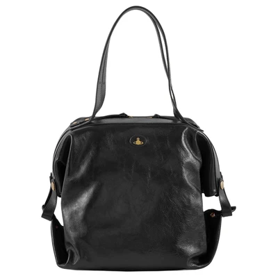 Vivienne Westwood Кожаная сумка Марка Тубас Унисекс Черная 28032335