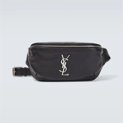 Поясная сумка Saint Laurent Cassandre Leather, черный 1939704