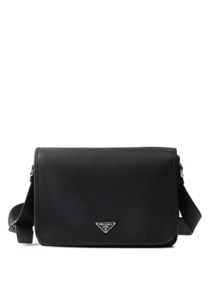 Prada фактурная сумка-мессенджер, черный 24291518