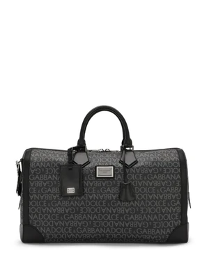 Dolce & Gabbana дорожная сумка с жаккардовым логотипом, черный 15672759
