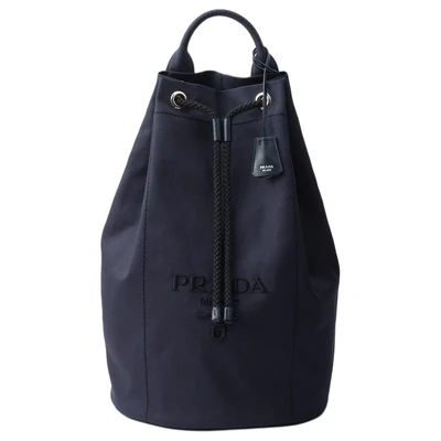 PRADA Хлопковая сумка через плечо мужская морская синяя 28008127
