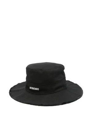 Хлопковая шляпа от солнца Jacquemus, черный 25309912