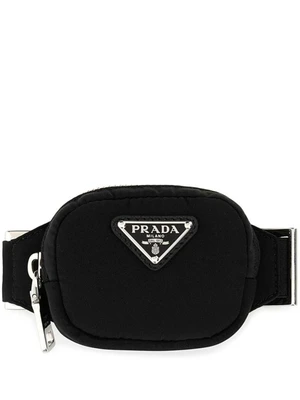Prada поясная сумка с логотипом, черный 15687804
