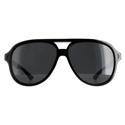 Авиатор Черный Серый GG0688S Gucci, черный 6994238