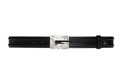 Ремень мужской Gucci с пряжкой, черный 14002335