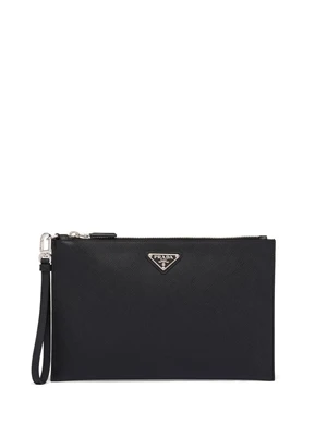 Prada клатч с логотипом, черный 15678209