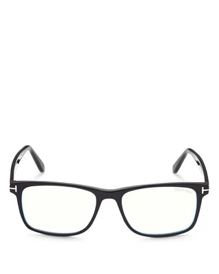 Квадратные очки с синим светом, 55 мм Tom Ford, цвет Black 6794131