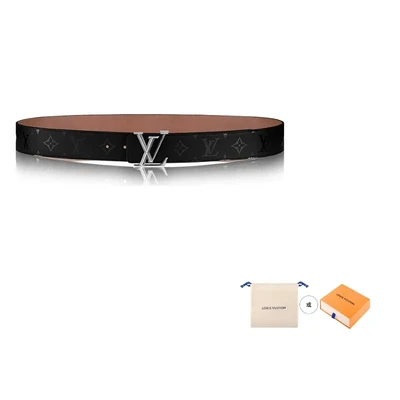 Мужской ремень Louis Vuitton, черный/коричневый 10443819