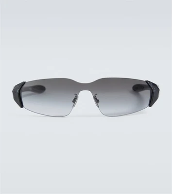 Солнцезащитные очки-маска diorbay m1u Dior Eyewear, черный 5938334