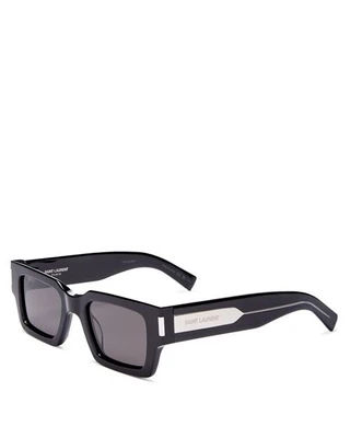 Квадратные солнцезащитные очки, 50 мм Saint Laurent, цвет Black 6760704