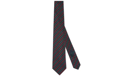 Галстук мужской Gucci, красный / зеленый 13988977