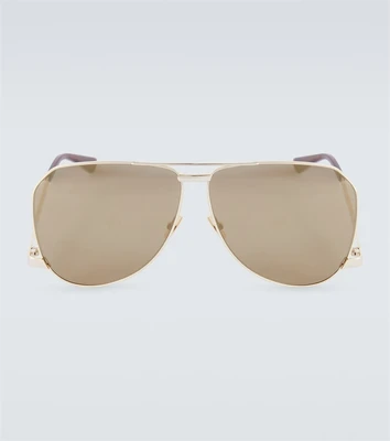 Солнцезащитные очки-авиаторы sl 690 Saint Laurent, желтый 6949174