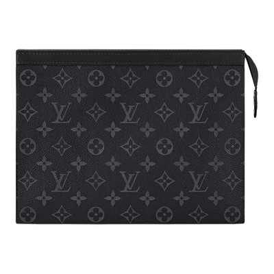 Портплед Voyage Monogram Eclipse Mm черный/серый LOUIS VUITTON 26498276