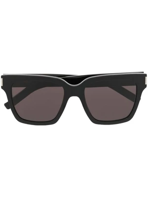 Saint Laurent Eyewear солнцезащитные очки в квадратной оправе, черный 15825848