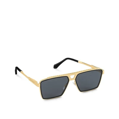 1.1 Солнцезащитные очки Evidence Metal Square Louis Vuitton, золотой 22191806