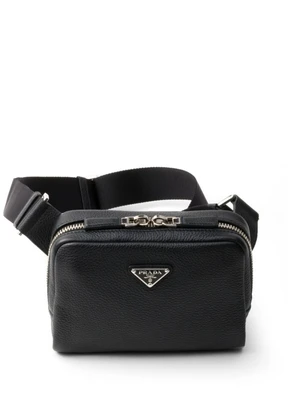 Сумка из кожи Brique Saffiano Prada, черный 20453114