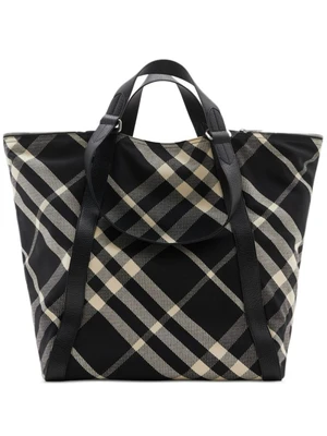 Burberry сумка-тоут Festival из канваса, черный 10074031