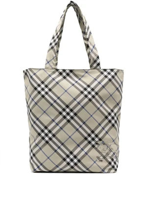 Burberry сумка-тоут с вышивкой Equestrian Knight, нейтральный цвет 15833441