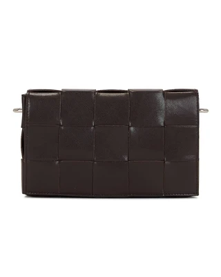 Холщовая сумка с лентами Intreccio Vogue Bottega Veneta, цвет Fondant & Natural Silver 20114109