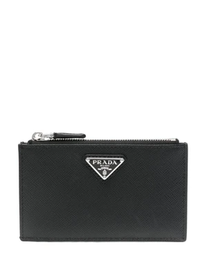 Кошелек с логотипом Prada, черный 11654937