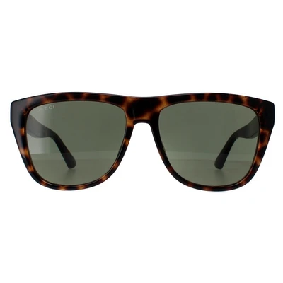 Прямоугольник Гавана Зеленый GG1345S Gucci, коричневый 11206352