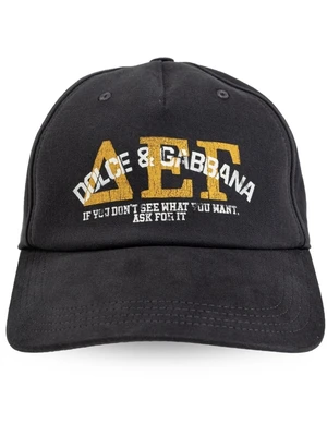 Dolce & Gabbana бейсболка с логотипом, черный 15668809