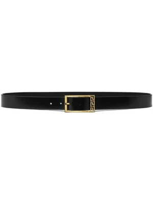 Versace ремень с декором Greca, черный 15742994