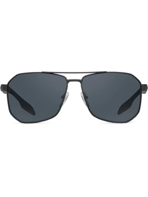 Prada Eyewear солнцезащитные очки-пилоты Linea Rossa, черный 15671055