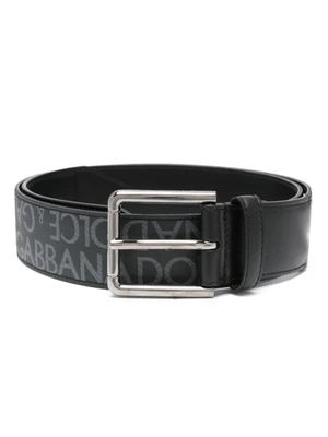 Dolce & Gabbana жаккардовый пояс, черный 15673167