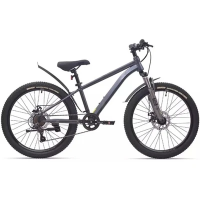 Подростковый велосипед 24" 7ск RUSH HOUR NX 405 DISC ST графит рама 13" 4721679
