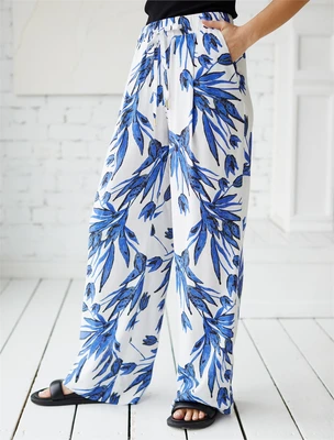 Брюки из вискозы с лиоцеллом D24.270