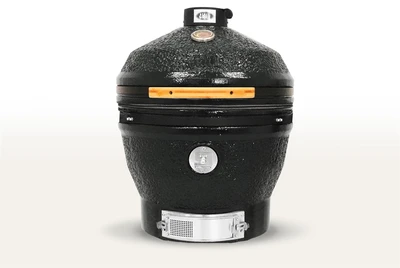 Керамический гриль-барбекю CFG CHEF, 61 см/24 дюйма (черный) 628068687