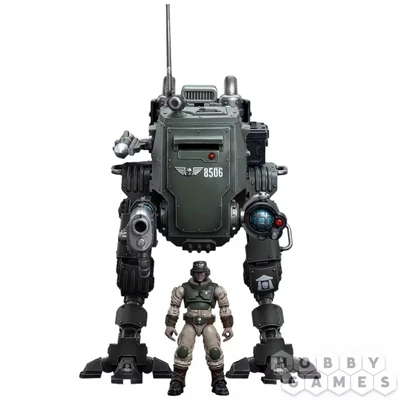 Фигурка JoyToy. Warhammer 40,000: Astra Militarum Cadian Armoured Sentinel 135935