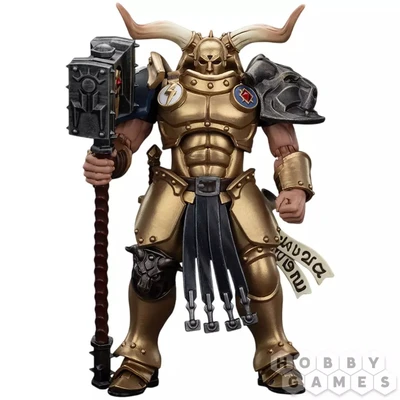 Фигурка JoyToy. Warhammer Age of Sigmar: Stormcast Eternals The Blacktalons Rostus Oxenhammer 190411