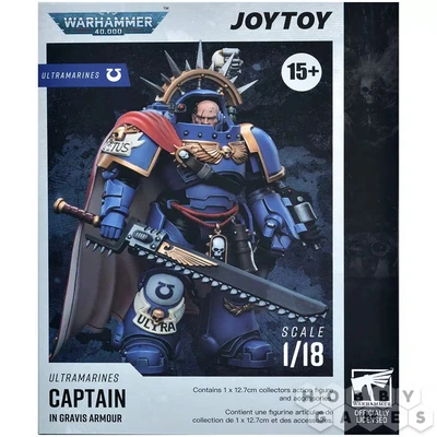 Фигурка JoyToy. Warhammer 40,000: Ultramarines Captain in Gravis Armour 125178