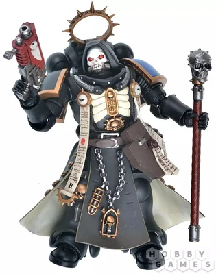Фигурка JoyToy. Warhammer 40,000: Ultramarines Primaris Chaplain Brother Varus 102359