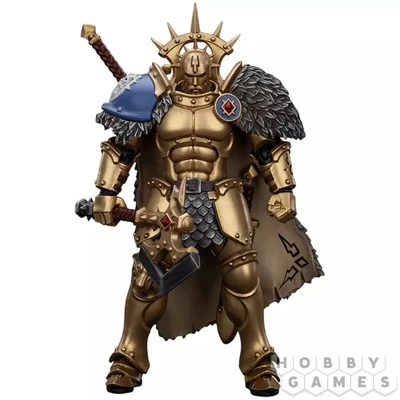 Фигурка JoyToy. Warhammer Age of Sigmar: Stormcast Eternals The Blacktalons Hendrick, The Silver Wolf 190412