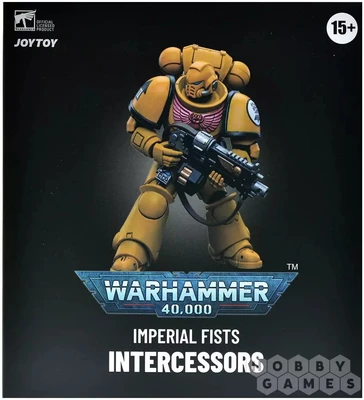 Фигурка JoyToy. Warhammer 40,000: Imperial Fists Intercessors 125140