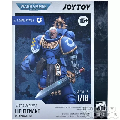 Фигурка JoyToy. Warhammer 40,000: Ultramarines Lieutenant with Power Fist 125181